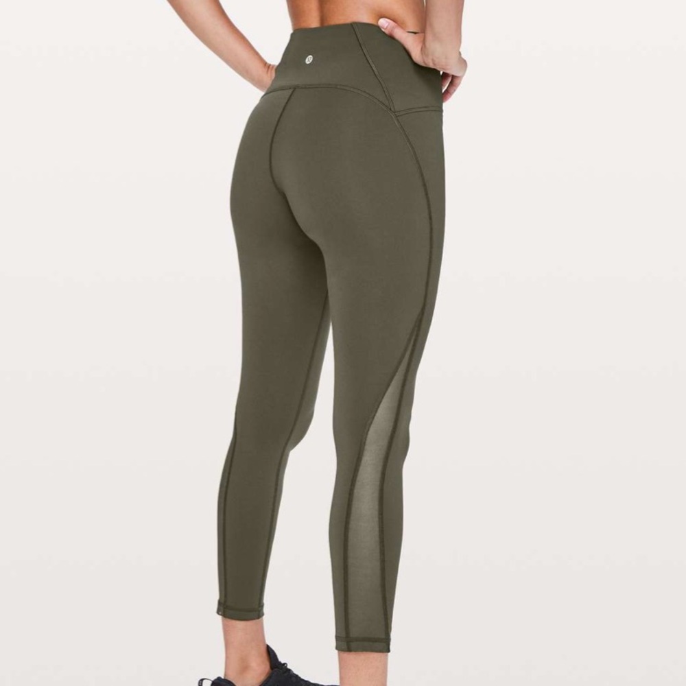 Lululemon Train Times 7/8 Pant *25" Dark Olive